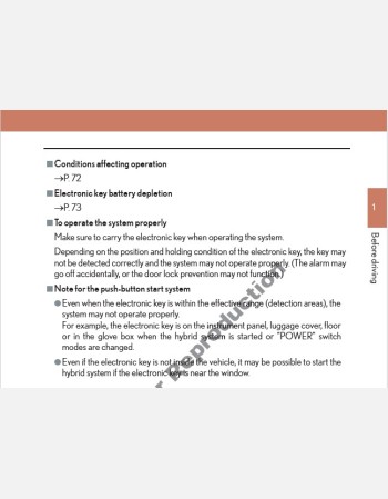 lexus ct 200h 2012-2013 owners manual